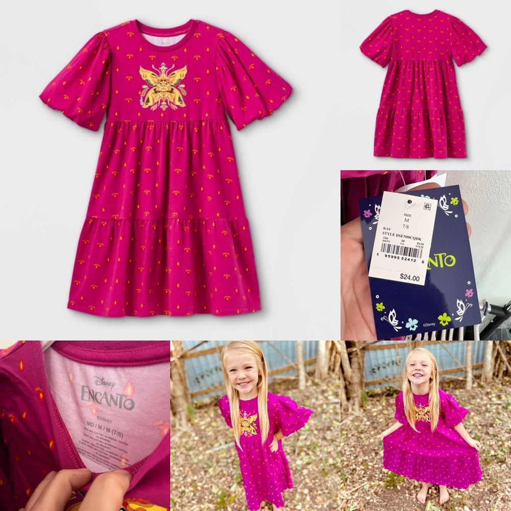 Disney Encanto Butterfly Dress